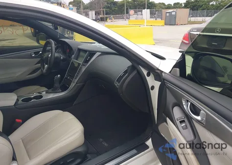 2018 Infiniti Q60 3.0T Luxe z USA, uszkodzony, nr VIN JN1EV7EK3JM342579